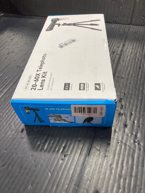 Photo 1 of 20-60X Zoom Telephoto Lens, Evil Eye High Power HD Telephoto Phone Lens with Tripod and Universal Phone Clip for iPhone 16/15/14/13 Series, Samsung, Android Phone and Most Smartphone