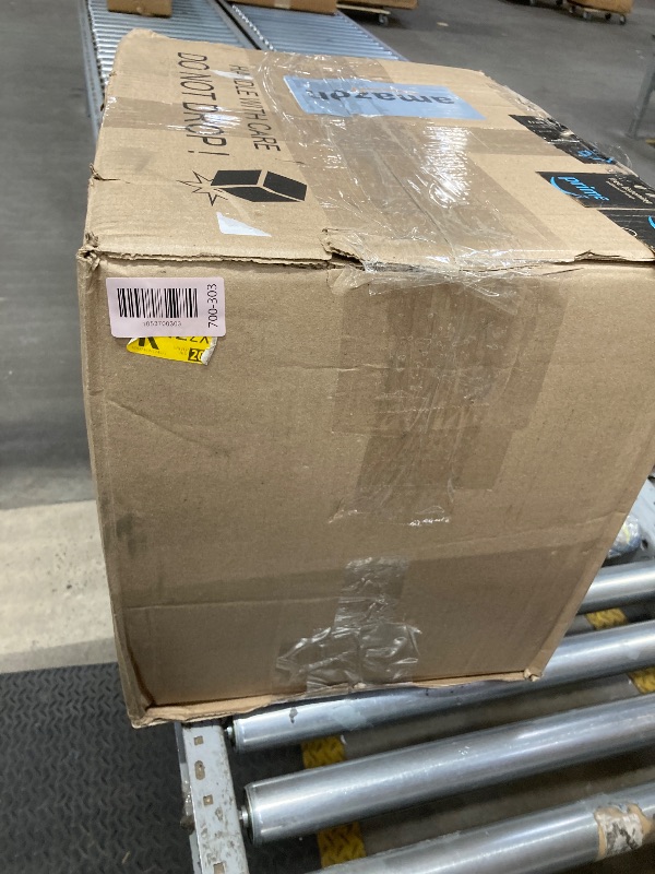 Photo 1 of *Damage to the lids* IRIS USA 40 Qt Stackable Plastic Storage Bins with Lids, 4 Pack - BPA-Free, Made in USA - See-Through Organizing Solution, Latches, Durable Nestable Containers, Secure Pull Handle - Clear