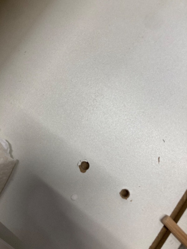 Photo 1 of *Pieces may be chipped* VECELO 4-Tier Bookcase, Modern Storage Cabinet with Height Difference Shelves for Standard Textbooks, 5 Cubes, Vertical or Horizontal, Easy Assembly, Pearl White