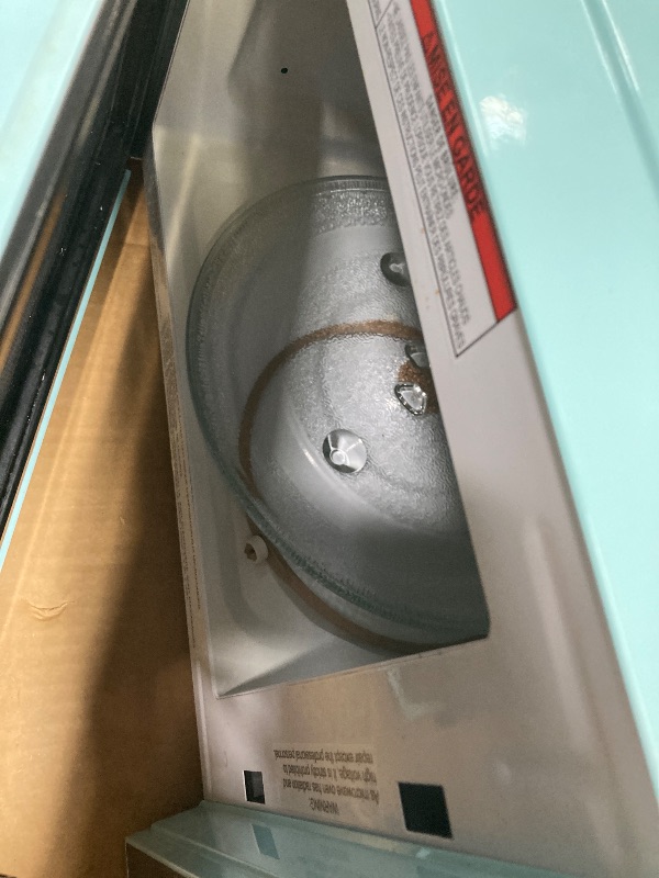 Photo 1 of *PARTS ONLY/SELLING AS IS* *Scratched*  FRIGIDAIRE 0.9-Cubic Feet Microwave Oven with Oversized Display, Blue