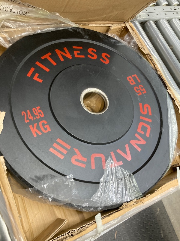 Photo 1 of *HEAVY* Signature Fitness 55 lb Olympic Weight