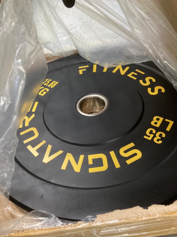 Photo 1 of *HEAVY* Signature Fitness 35 lb Olympic Weight