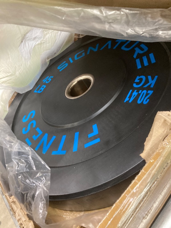 Photo 1 of *HEAVY* Signature Fitness 45 lb Olympic Weight