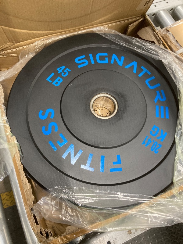 Photo 1 of *HEAVY* Signature Fitness 45 lb Olympic Weight