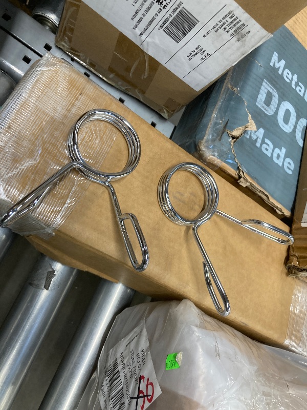 Photo 1 of *HEAVY* *lightly scratched*  Olympic Barbell, Silver