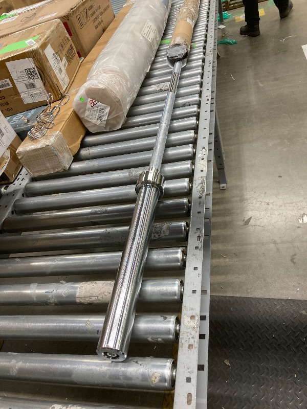 Photo 1 of *HEAVY* *lightly scratched*  Olympic Barbell, Silver