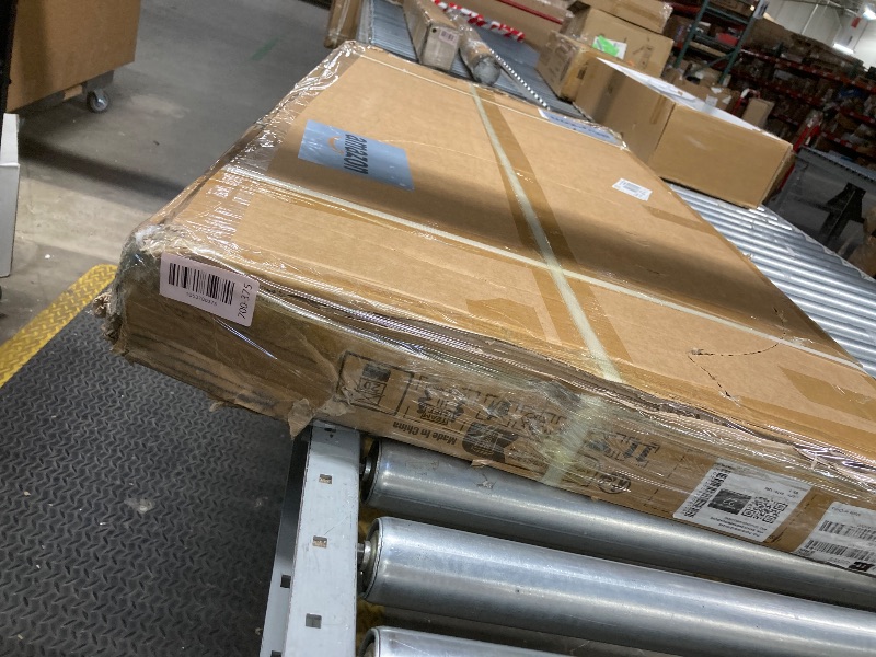 Photo 1 of *Damaged at shelf corners from transport?* VEVOR Storage Shelving Unit, 5-Tier Adjustable Storage Shelves, 48" L x 24" W x 72" H Heavy Duty Garage Storage Shelves, Metal Shelves for Kitchen Pantry Basement Bathroom Laundry