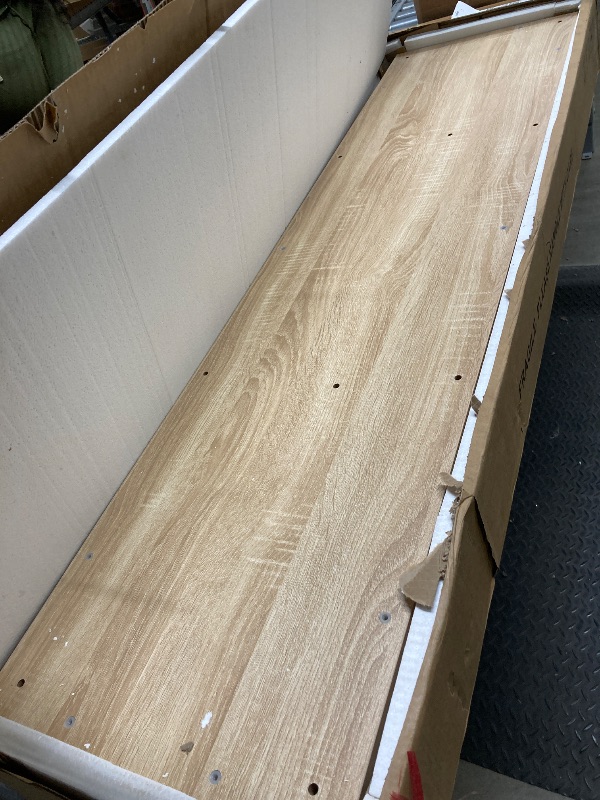 Photo 1 of *Minor Damage to piece(s)* Fluted TV Stand