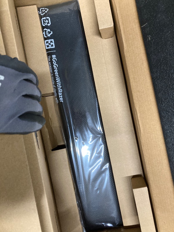 Photo 1 of *Cord to keyboard missing* Razer BlackWidow V4 Mechanical Gaming Keyboard: Yellow Switches Linear & Silent - Chroma RGB - 6 Macro Keys - Magnetic Wrist Rest - Doubleshot ABS Keycaps - Roller & Media Keys - Snap Tap