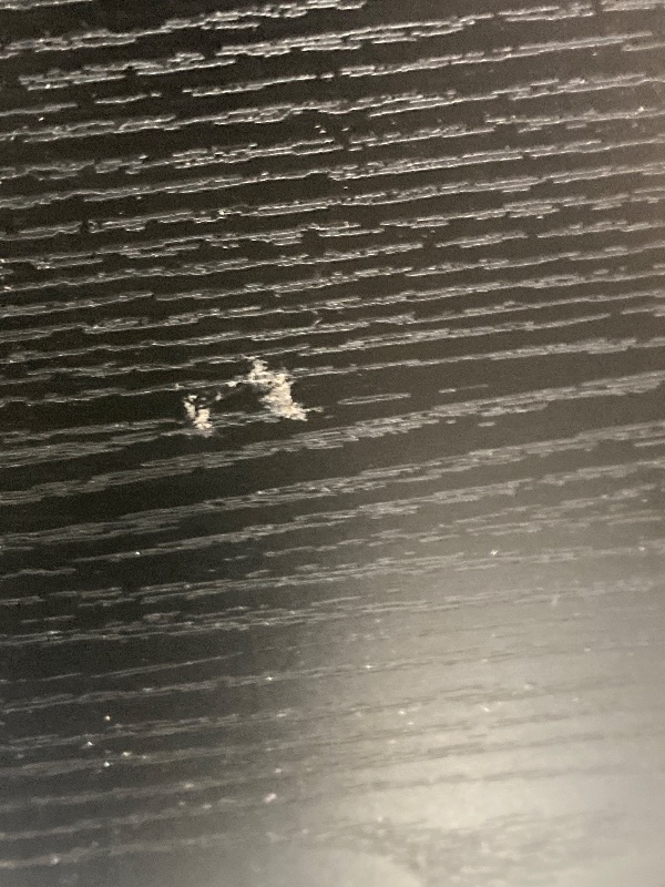 Photo 1 of ***(DAMAGE SOME DENTS, SCUFFS NOT IN BOX) Black 5 Drawer Dresser for Bedroom, 15" D x 23.7" W x 40.4" H in Simply Modern Chest of Drawers, Wood Storage Dresser with Deep Drawers for Living Room Hallway Entryway, Black ***(DAMAGE SOME DENTS, SCUFFS NOT IN