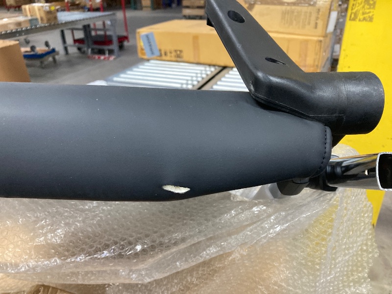 Photo 1 of ***SCUFFED & MISSING HARDWARE***TEAR IN BACK OF SEAT*** Buokaiw Foldable Office Chair,Folding Desk Chair with Wheels, 360 ° Rotation Leather Conference Training Chairs,Portable Padded Office Chairs. Backrest Bouncy,Black(1 Pcs)***SCUFFED & MISSING HARDWAR