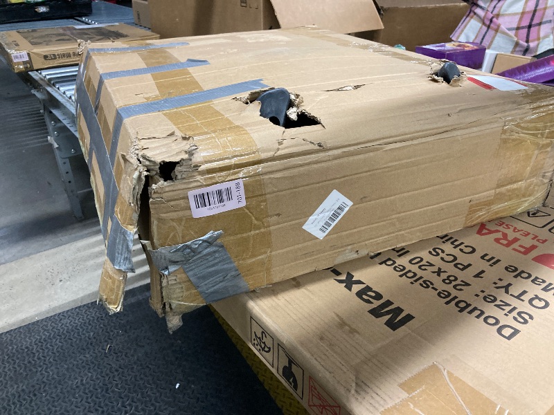 Photo 1 of ***SCUFFED & MISSING HARDWARE***TEAR IN BACK OF SEAT*** Buokaiw Foldable Office Chair,Folding Desk Chair with Wheels, 360 ° Rotation Leather Conference Training Chairs,Portable Padded Office Chairs. Backrest Bouncy,Black(1 Pcs)***SCUFFED & MISSING HARDWAR