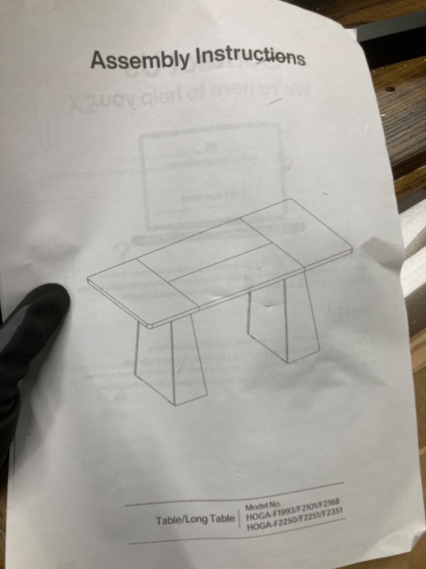 Photo 1 of *HEAVY* LITTLE TREE Dining Table for 4-6 People, Wooden Table, Rectangle Furniture with Heavy Duty Legs, Modern Kitchen Table for Home, Dining Room, Brown