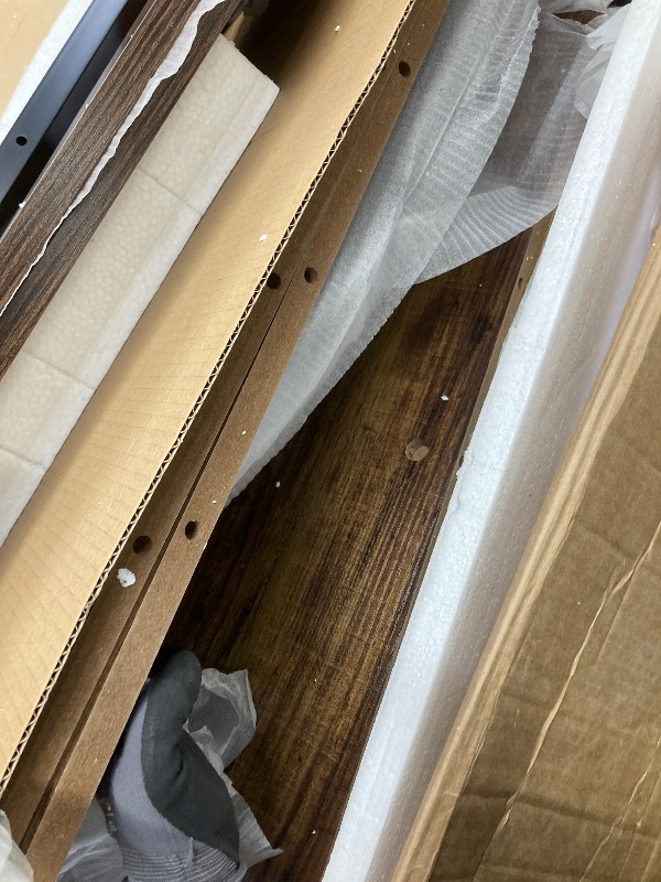 Photo 1 of *HEAVY* LITTLE TREE Dining Table for 4-6 People, Wooden Table, Rectangle Furniture with Heavy Duty Legs, Modern Kitchen Table for Home, Dining Room, Brown