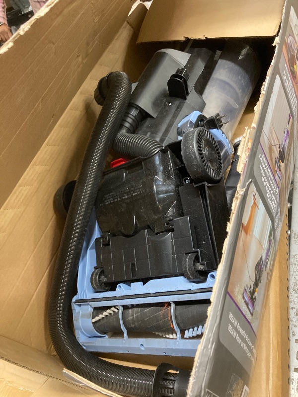 Photo 1 of *Dirty* Eureka FlexReach Powerful Upright Vacuum Cleaner for Carpet and Hard Floor, Lift-Up Vacuum with Large Dust Cup, Anti-Tangle, NEU651PL, Purple