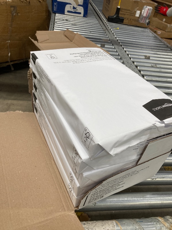 Photo 1 of *HEAVY* Amazon Basics 30% Recycled Multipurpose Copy Printer Paper, 11 x 17 Inches, 20 lb, 5 Ream, (2,500 Sheets), 92 Bright, White