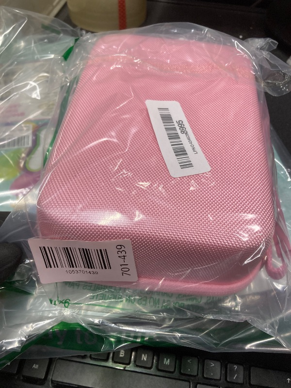 Photo 1 of *CASE ONLY* Canboc Carrying Camera Case for Sony ZV-1F/ ZV-1/ ZV-1II Vlog Digital Camera & Vlogger Accessory Kit Tripod, Travel Storage Bag with Strap, Mesh Pocket fit Cable, Pink