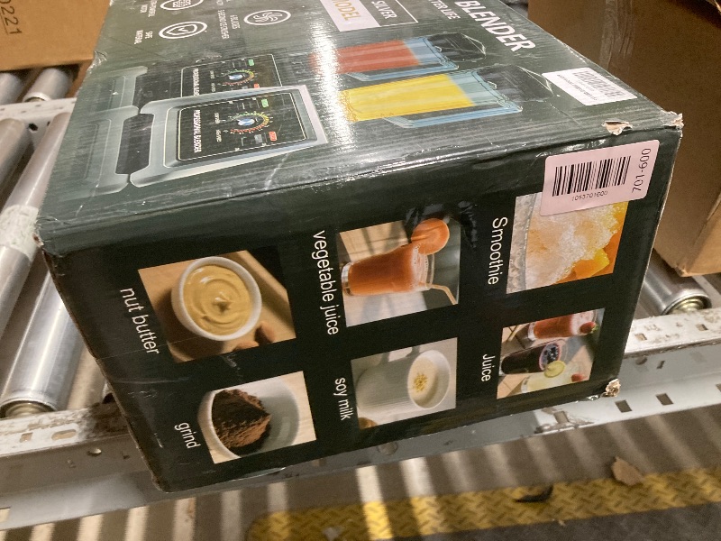 Photo 1 of *PARTS ONLY* *Piece broken* 2025 Enhanced -Smoothie Blender?2000W German Nano-class Super Motor??6 Military Grade Titanium Steel Blades?3-Second Quick Ice Crushing, Professional Blender for ice Smoothies and Milkshakes (Gray)