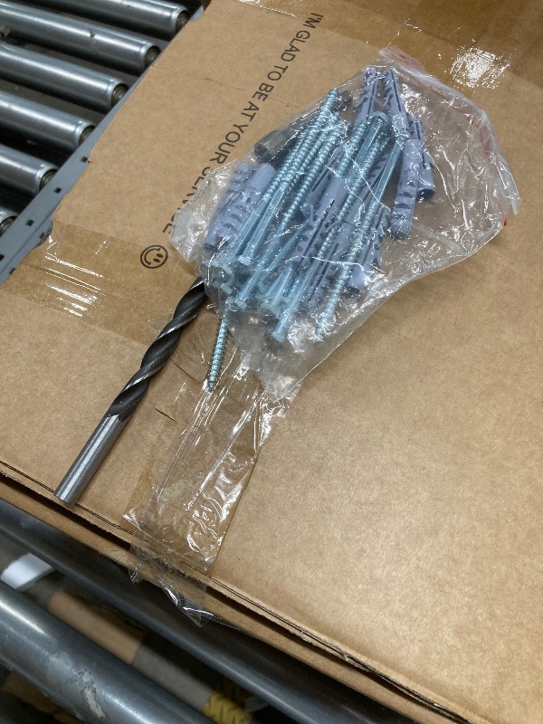 Photo 1 of **MISSING PARTS**Eastrexon 5-bin Overhead Garage Storage Rack, Heavy Duty Ceiling Storage Racks, Powder Coated Tote Storage Rack for Garages, Sheds, Storerooms (6 PCS, for 5 Bins)