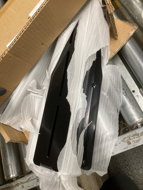 Photo 1 of **MISSING PARTS**Eastrexon 5-bin Overhead Garage Storage Rack, Heavy Duty Ceiling Storage Racks, Powder Coated Tote Storage Rack for Garages, Sheds, Storerooms (6 PCS, for 5 Bins)