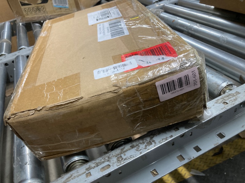 Photo 1 of **MISSING PARTS**Eastrexon 5-bin Overhead Garage Storage Rack, Heavy Duty Ceiling Storage Racks, Powder Coated Tote Storage Rack for Garages, Sheds, Storerooms (6 PCS, for 5 Bins)