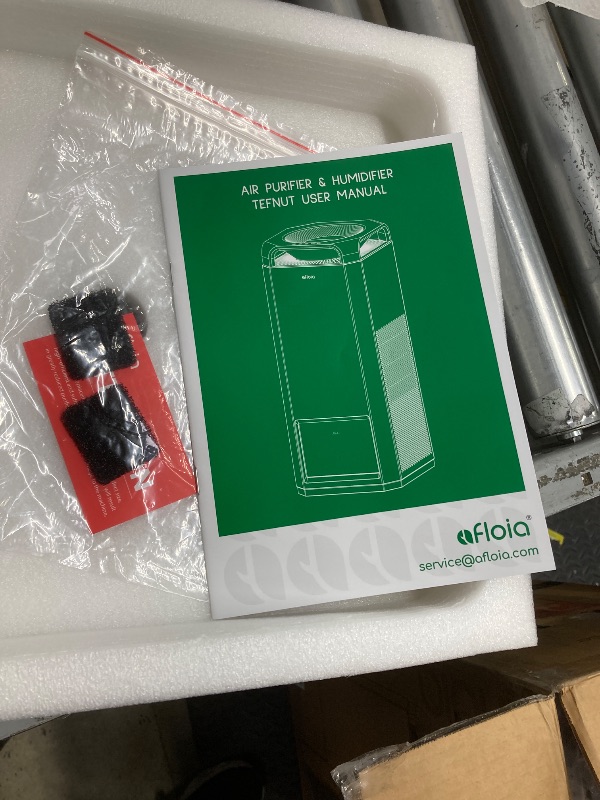 Photo 1 of *Cord missing to test* Afloia Humidifier for Bedroom Large Room - Mist Free Evaporative 2 in 1 Humidifier and Air Purifier in One Combo for Home with Top Fill 5L Tank/Humidity&Air Quality Sensor/2-24H Timer