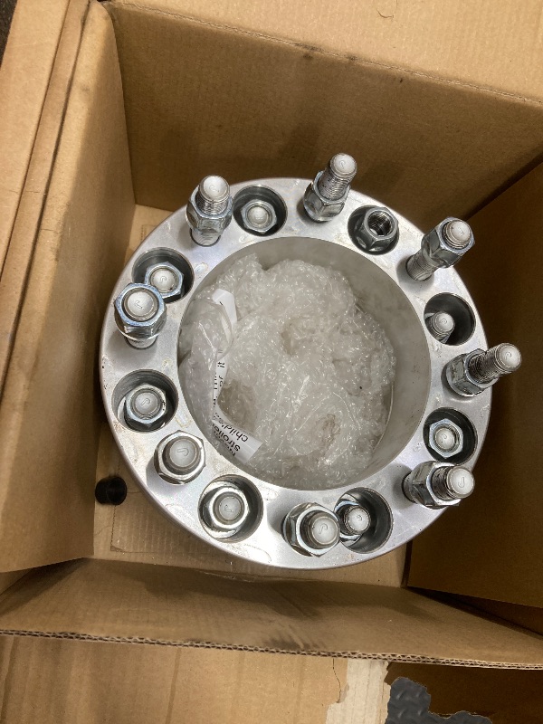 Photo 1 of *Small scratches* Orion Motor Tech 8x6.5 Wheel Spacers, 2 Inch Wheel Adapters with Studs Compatible with 1994-2011 Dodge Ram 2500 3500 1988-1998 Ford F250 F350, 8x165.1 Wheel Spacer Kit with 130 mm Hub Bore, Set of 4