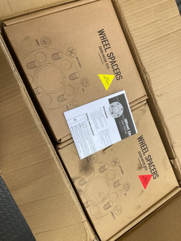 Photo 1 of *Small scratches* Orion Motor Tech 8x6.5 Wheel Spacers, 2 Inch Wheel Adapters with Studs Compatible with 1994-2011 Dodge Ram 2500 3500 1988-1998 Ford F250 F350, 8x165.1 Wheel Spacer Kit with 130 mm Hub Bore, Set of 4