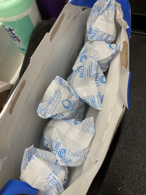 Photo 1 of *Water damaged box, but fine* Brita Standard Water Filter for Pitchers and Dispensers, Reduces Copper, Cadmium and Mercury Impurities, Lasts Two Months or 40 Gallons, Includes 6 Filters for Pitchers
