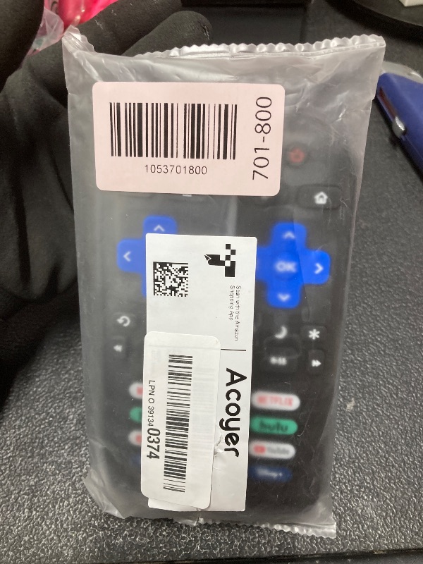 Photo 1 of (Pack of 2) Replacement Remote Control Only for Roku TV, Compatible for TCL Roku/Hisense Roku/Onn Roku/Sharp Roku/Element Roku/Westinghouse Roku/Philips Roku Smart TVs (Not for Roku Stick and Box)