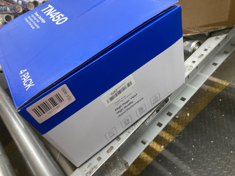 Photo 1 of *1 used* Tn450 Toner Cartridge High Yield Replacement for Brother TN-450 TN420 Compatible with HL-2270DW HL-2280DW MFC-7360N MFC-7860DW DCP-7065DN Printer (4 Black)