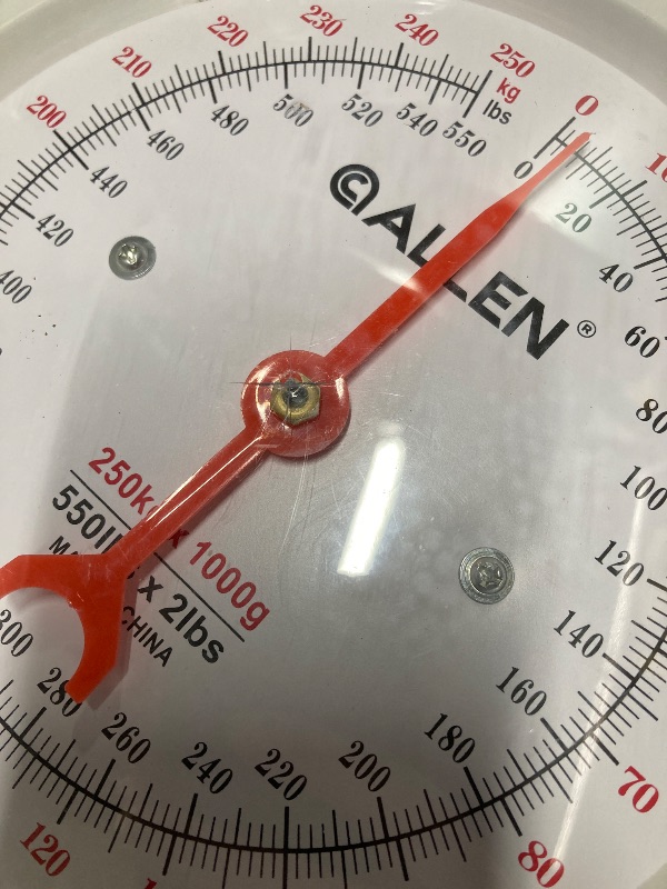 Photo 1 of *Center cracked* Allen Company Sportsman's Scale, 550 Lb. Capacity