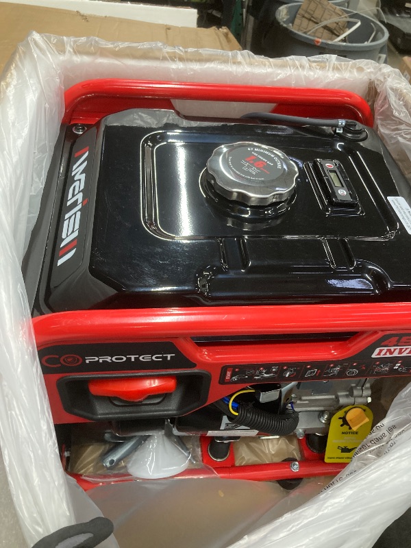 Photo 1 of *HEAVY* PowerSmart 4400-Watt Gas Powered Portable Inverter Generator, CO-Sensor, Lightweight for Home Use and Emergency Backup, Camping, EPA Compliant