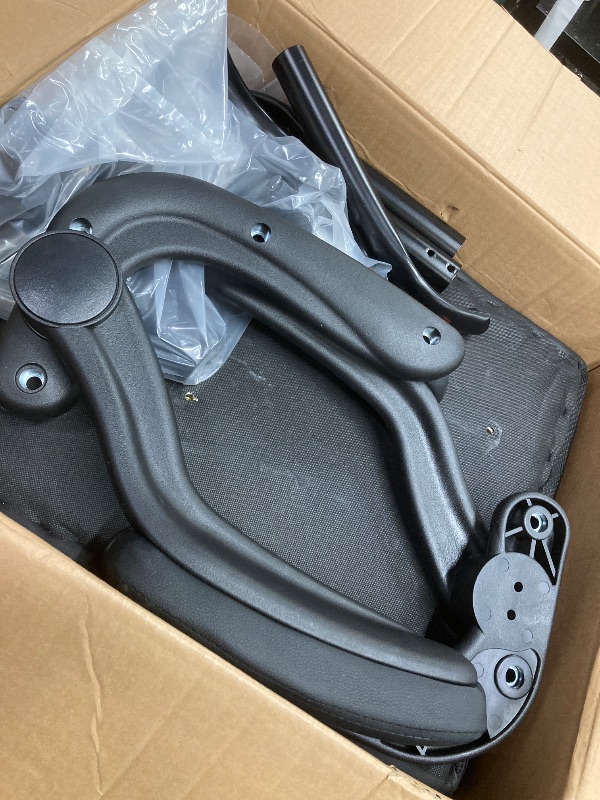 Photo 1 of *May be missing hardware?* JONPONY Big and Tall Office Chair 400LBS Wide Seat Ergonomic Computer Desk Chair High Back Executive Leather Chair Adjustable Task Chair Lumbar Back S