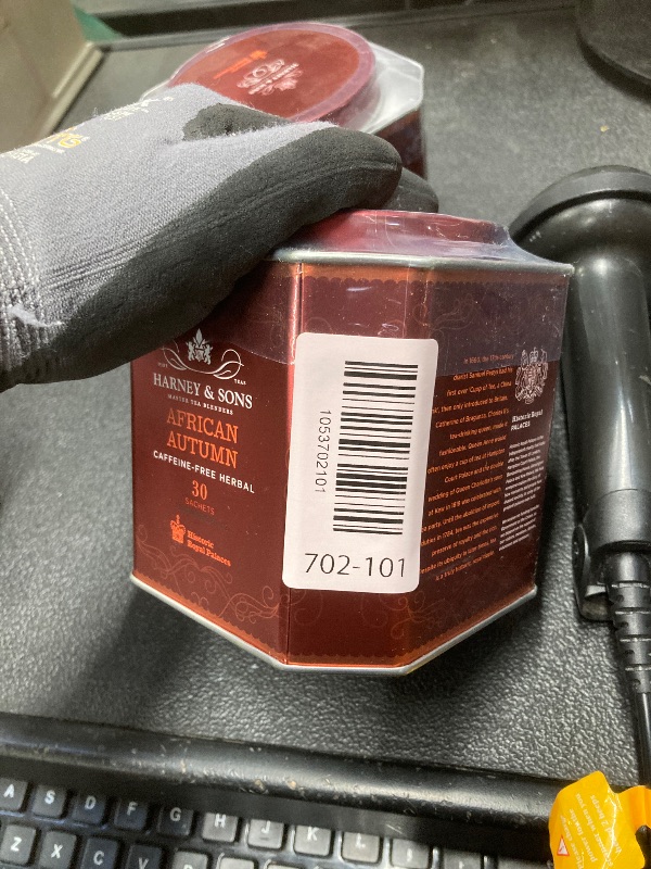 Photo 1 of *BBD Jan18, 2026* Harney & Sons African Autumn, Herbal Rooibos Tea with Hibiscus, Cranberry, and Orange | 30 sachets, Historic Royal Palaces Collection