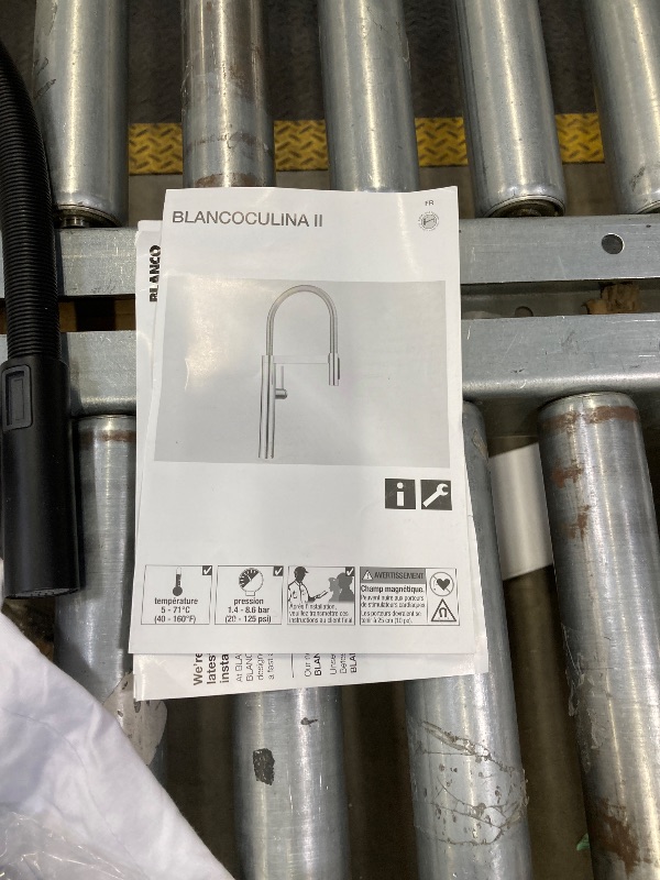 Photo 1 of **NOT IN ORIGINAL BOX**Blanco 527474 Culina II Pull-Down Semi-Pro Kitchen Faucet - 1.5 GPM - Matte Black