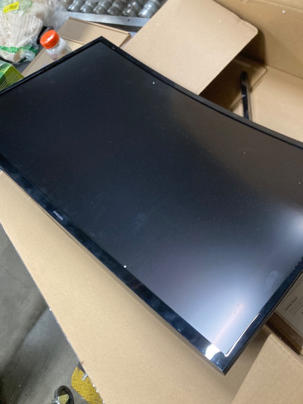 Photo 1 of ***MISSING PARTS-SELLING AS IS ONLY*** Samsung 27" Essential S3 (S36GD) Series FHD 1800R Curved Computer Monitor, 100Hz, Game Mode, Advanced Eye Comfort, HDMI and D-sub Ports, LS27D366GANXZA, 2024