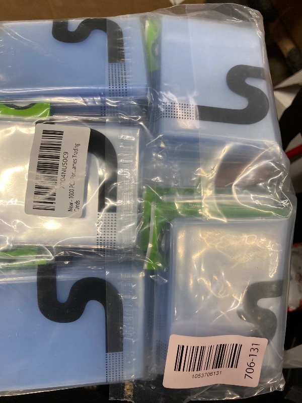 Photo 1 of 1000 PCS Perfect Fit Inner Card Sleeves, Clear Card Sleeves, Exact for Double-sleeving and Compatible with MTG TCG Magic The Gathering Games Trading Cards