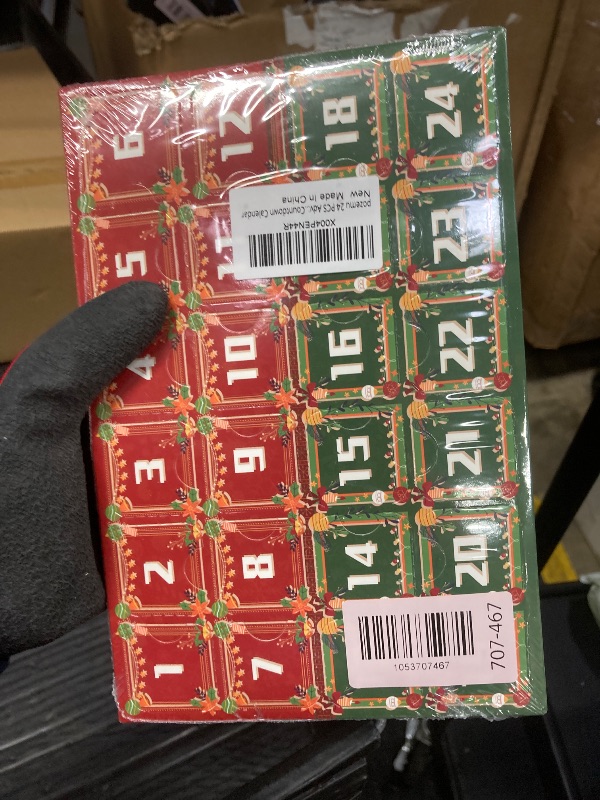 Photo 1 of Advent Calendar 2025 with 10mm Straw Toppers, Christmas Countdown Calendar with 24 Pcs Straw Covers, Xmas Funny Gift for Cup 30oz 40oz Tumbler Kids Teens Adults