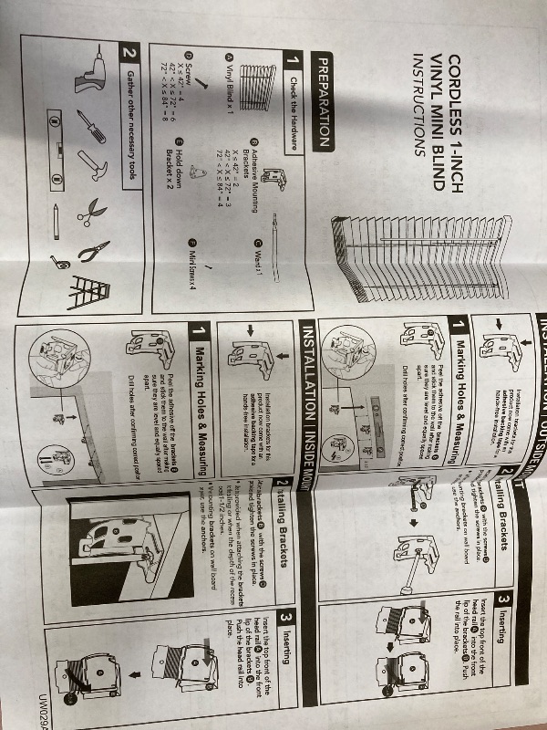 Photo 1 of  Cordless 1" Vinyl Mini Blind