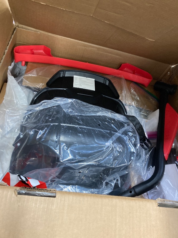 Photo 1 of ***PARTS ONLY/DOES NOT WORK PROPERLY/MISSING FLAG/WITH CHARGER***ORFELD 24V Electric Kids Go Kart for Ages 6+, High-Power Battery Ride On Toy with Safety Belt, Drift Cart Gift for Boys & Girls,Red