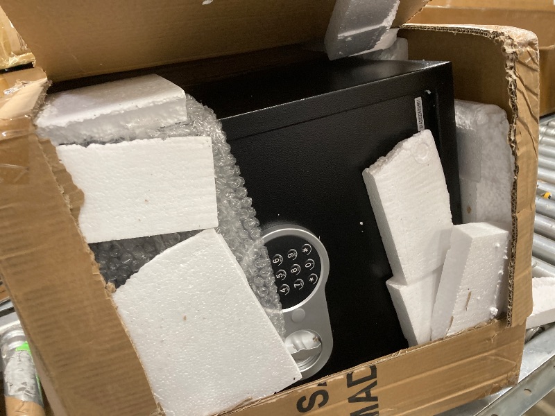 Photo 1 of [ 2.3 Cu.ft. ]PATRON Fireproof Safe for Home,Digital Security Home Cabinet Safes for Money Cash Documents,Safe Box with Electronic Keypad,Removable Shelf for Office,with Foam Pistol Rack,2.3 Cu.ft.