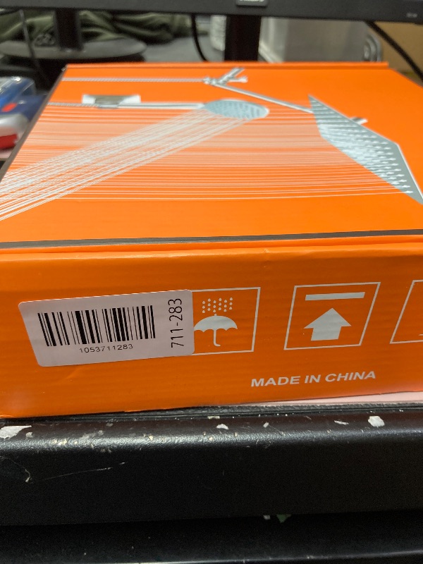 Photo 1 of 10 inch Rainfall Shower Head Combo Stainless Steel, THE FIRST WATERFALL mode, 10 Inch Rain Shower Head with Handheld 6 Spray Modes High Pressure, Overhead Shower Adjustable Extension Arm,Chrome