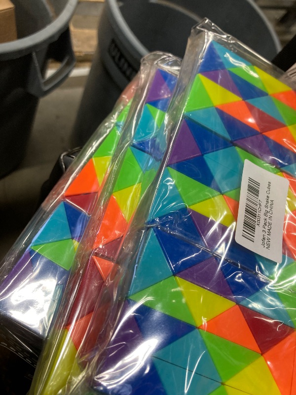 Photo 1 of **** 3 pack ****Jofan 3 Pack Big Snake Cube Fidget Twist Puzzle Toys for Kids Boys Girls Christmas Stocking Stuffers Gifts