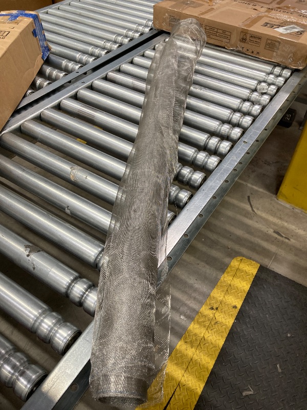 Photo 1 of ***LENGTH UNKNOWN***304 Stainless Steel Mesh Window Screen Roll 44" WIDE with Stab Resistant Gloves, Pet Proof Window Screen Replacement, Durable Wire Mesh Screen for Home and Office ***LENGTH UNKNOWN***