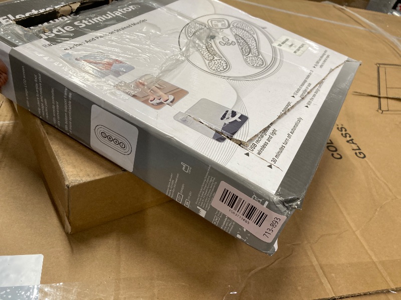 Photo 1 of 1-STEP EMS Foot Massager for Neuropathy Electronic Foot Stimulator TENS Feet Circulation Stimulator with 10 Modes 50 Intensities Electronic Muscle Stimulator