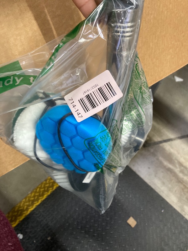 Photo 1 of ***MISSING MAJOR COMPONENETS* THIS IS SOLD FOR PARTS ONLY*** Electric Spin Scrubber, Cordless Shower Scrubber with 7 Scrub Brushes, 3 Speeds, Adjustable Extension Handle, IPX7 Waterproof Power Scrubber for Cleaning Bathroom Tub Tile Floor Grout- Bright Wh