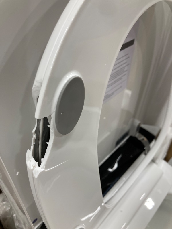 Photo 1 of **DAMAGED SEAT***Smart Toilet with Powerful Flush, 1000 Gram MaP Flush Score, Foot Sensor Operation Walk Away, ADA Comfort Chair Height, LED Display ?