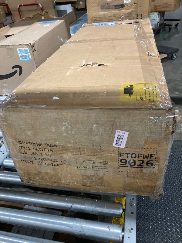 Photo 1 of ***Selling for Parts Only***DWVO Large Storage Cabinet, 72" Tall Kitchen Pantry with Glass Doors, Freestanding Glass Display Cabinets with Adjustable Shelves & Drawers, Food China Hutch for Dining Room, Living Room, White