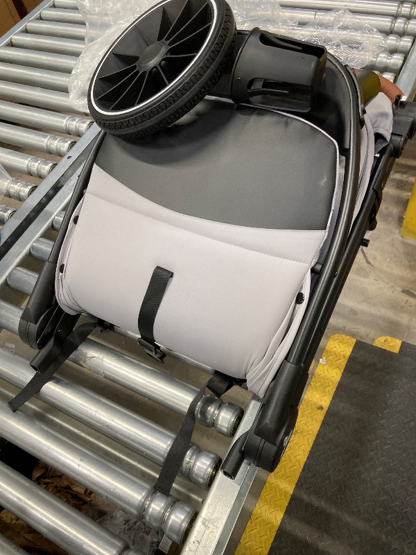 Photo 1 of ***(MISSING PART-SELLING AS IS)***  Tinyiota Stroller for Babies, Toddler Strollers with Large UPF 50+ Canopy, Luxury Baby Stroller with Leather Handle & Spacious Seat, One-Hand Foldable Pushchair, Baby Carriage with Lie-Flat Mode(Gray)